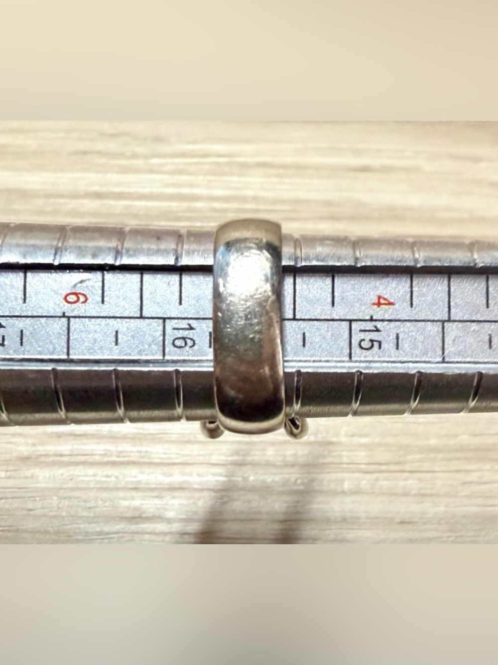 Designer YAM Israel Sterling Silver & 14K Gold Clear Natural Stone Ring, Size 5 - Picture 11 of 11